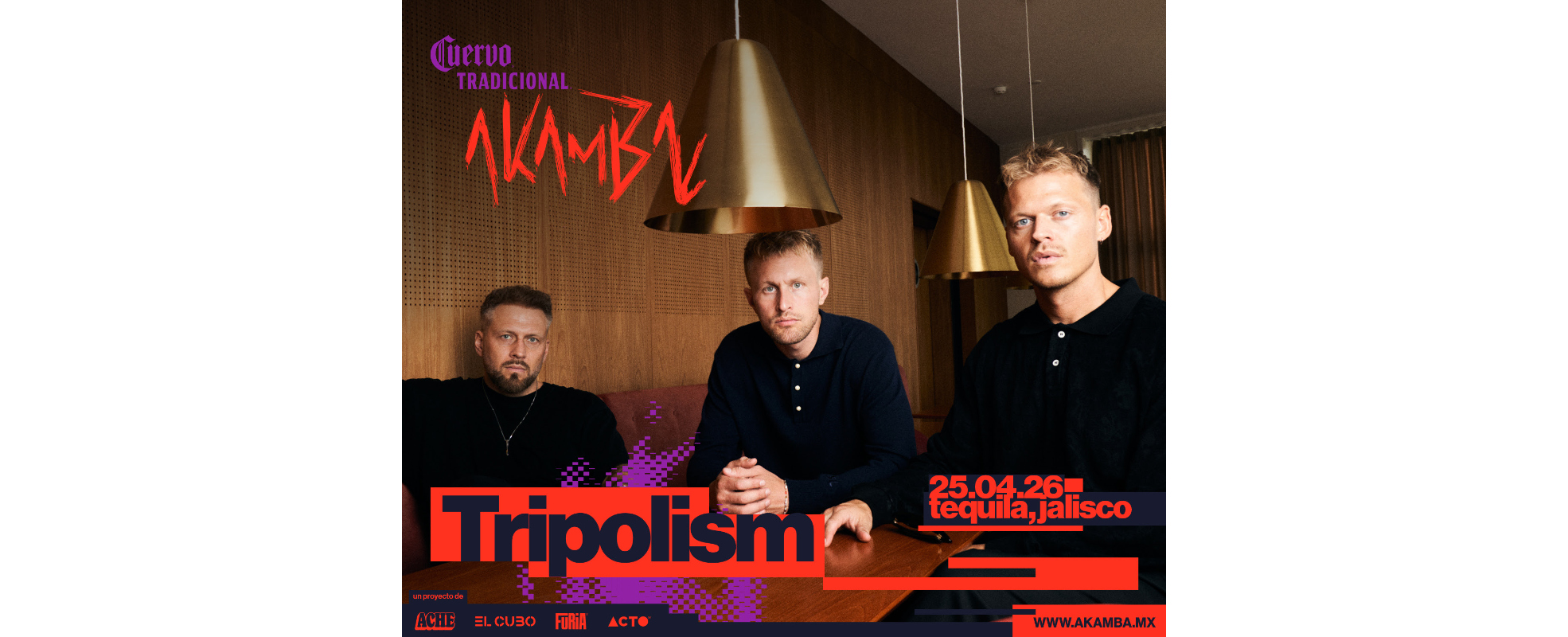 Tripolism, referente de la escena electrónica de Copenhague, se suma a Akamba 2026