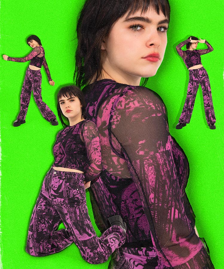 Benee x Bershka, la psicodelia llega a tu ropa