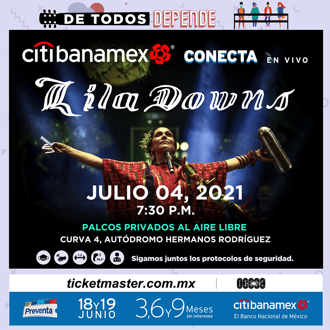 Lila Downs vuelve a los escenarios de la Ciudad de México