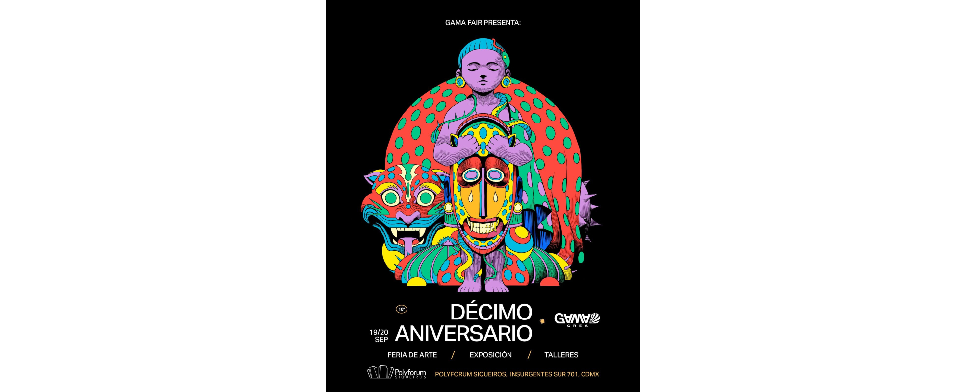 GAMA celebra 10 años de arte independiente con GAMA Fair en la CDMX