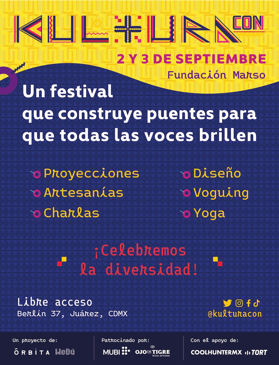 Kultura Con: un festival que construye puentes para que todas las voces brillen