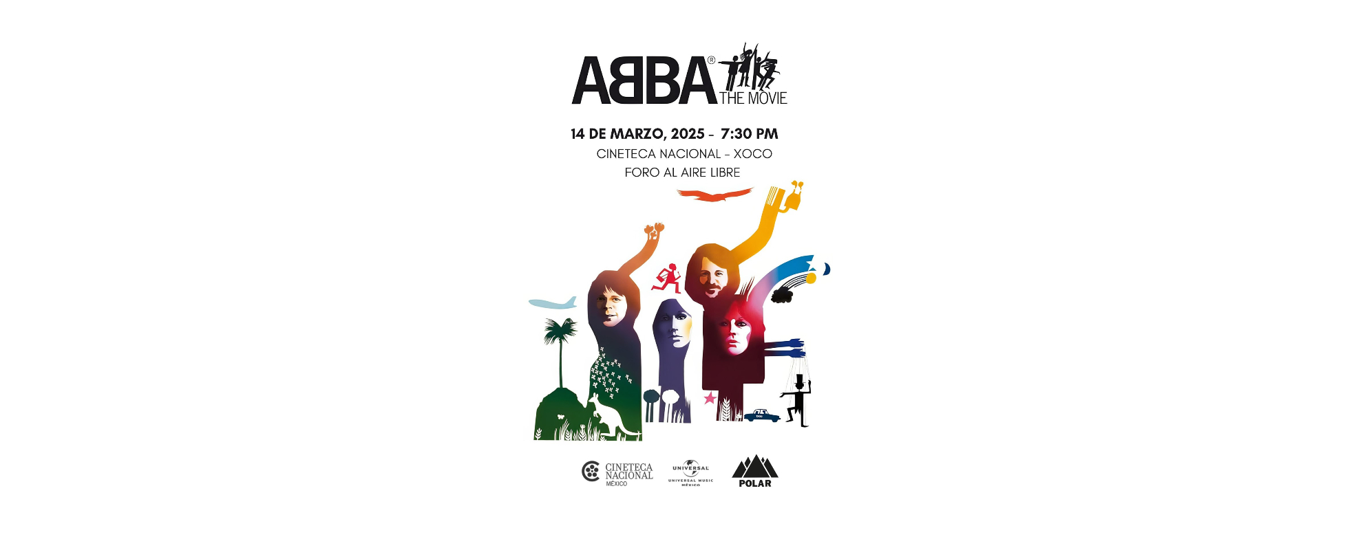 "ABBA - The Movie" llega a la Cineteca Nacional