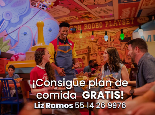 Agencia de Viajes, VIVE AL VIAJAR  - Plan Comida Gratis en tu paquete Walt Disney Travel