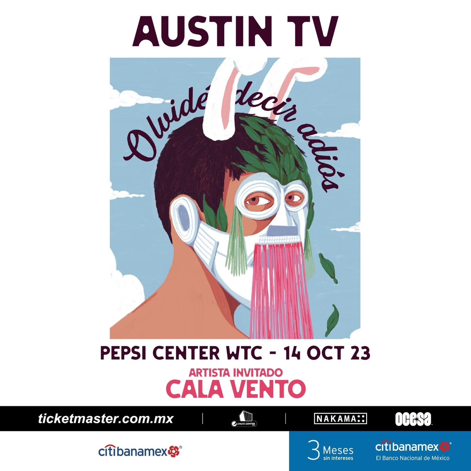 Cala Vento se presentará junto a Austin TV en el Pepsi Center WTC