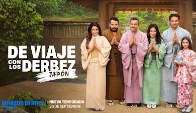Prime Video lanza el tráiler de la nueva temporada de la docuserie "De Viaje con Los Derbez", con vuelo directo a Japón