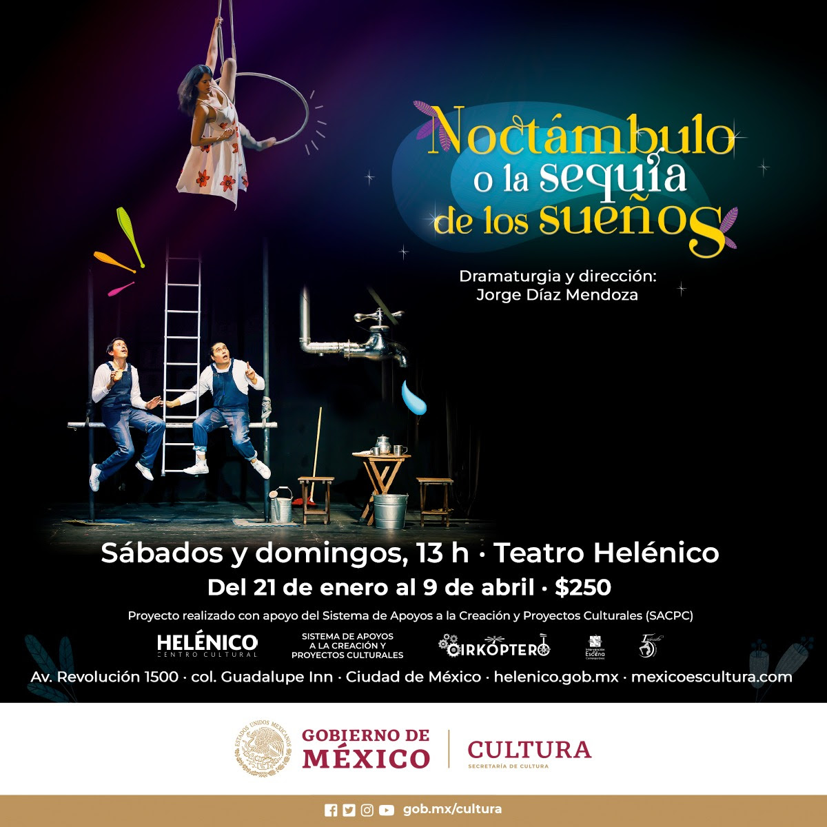 Noctámbulo o la sequía de los sueños, una obra para honrar la vida, la memoria y el agua