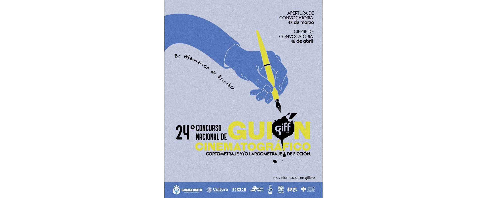 El GIFF lanza su 24° Concurso Nacional de Guion: La semilla del cine mexicano