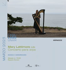 Hipnosis en colaboración con Casa Del Lago Presentan: Mary Lattimore