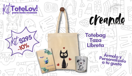 CREANDO BRANDING - 10% de descuento en Kit Tote.