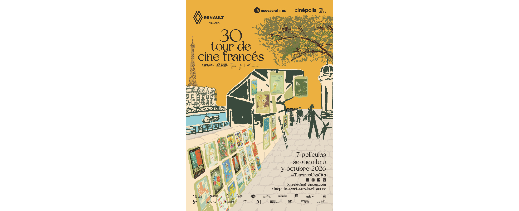 El Tour de Cine Francés está de vuelta y celebra 30 años en México