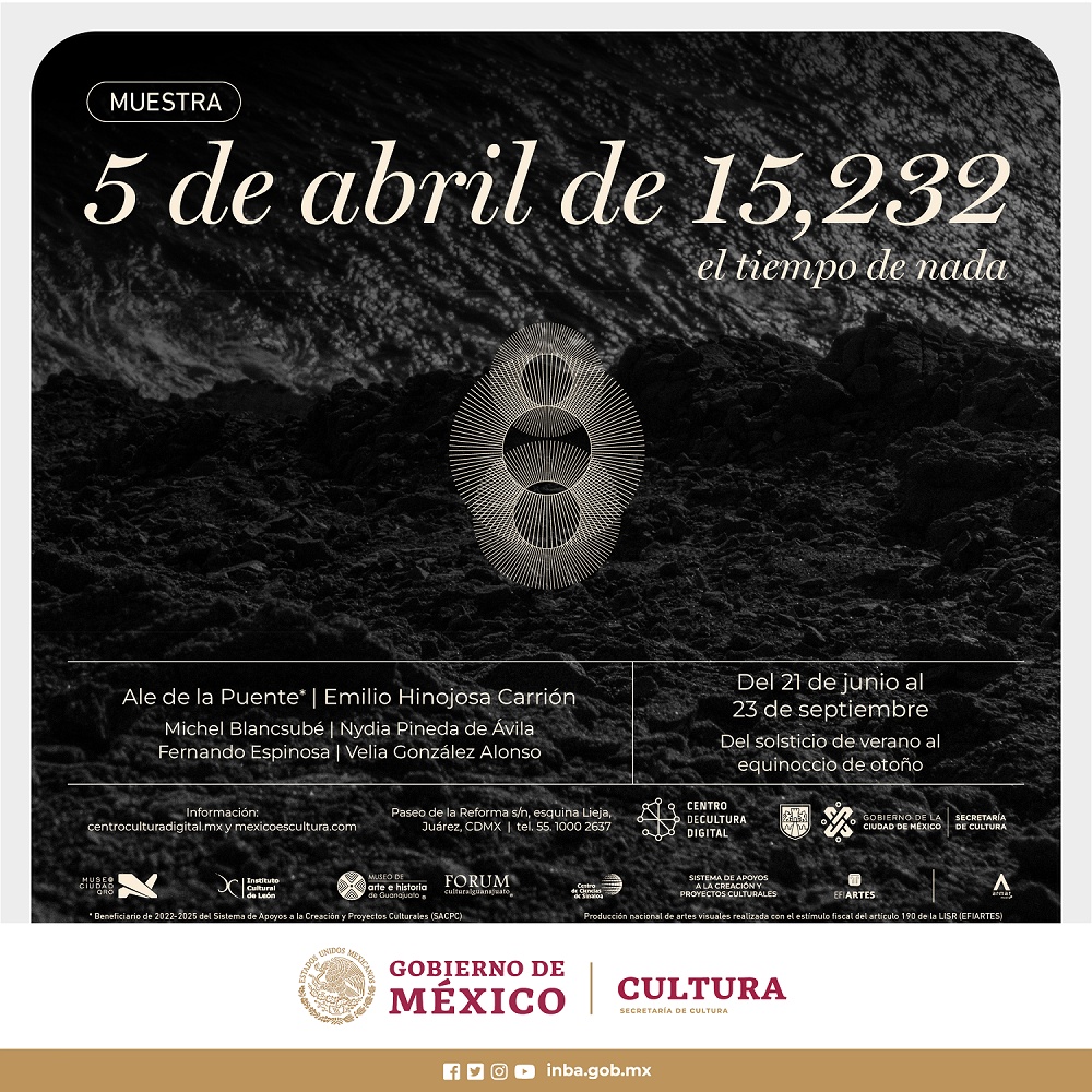 El CCD invita a la exposición y programa público “5 de abril de 15,232. El tiempo de nada”