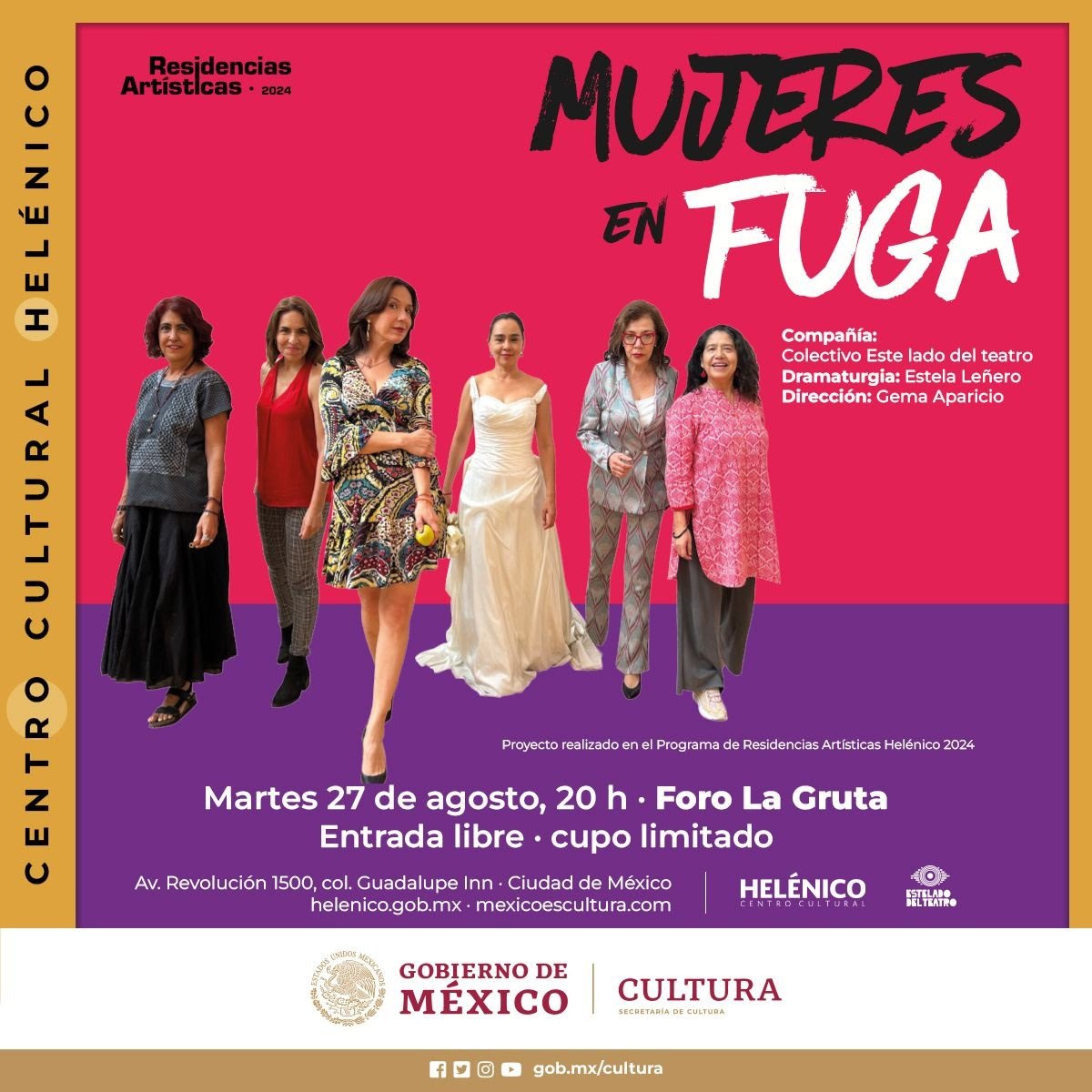 "Mujeres en fuga": cuatro historias de resiliencia, contadas con esperanza y libertad, llegan al Helénico