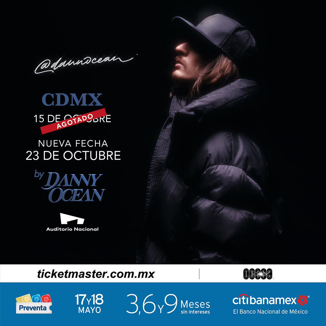 Danny Ocean anuncia una segunda fecha en la CDMX