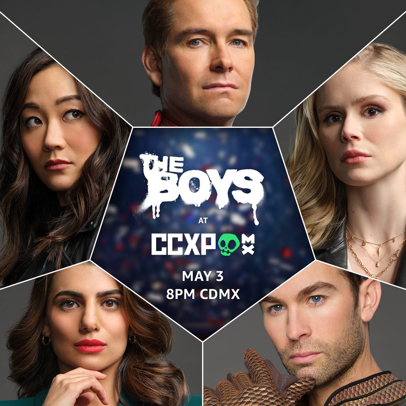Son fuertes, son inteligentes y son mejores: el elenco de "The Boys" llega a CCXP MX