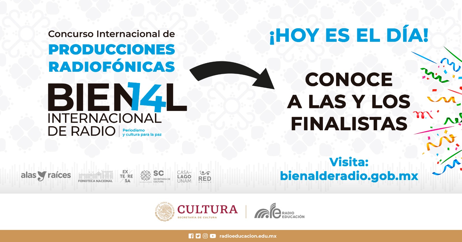 La Bienal Internacional de Radio anuncia las producciones finalistas de su concurso de Producciones radiofónicas