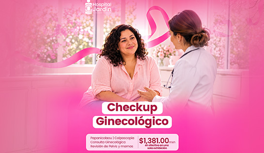 HOSPITAL JARDÍN - Checkup Ginecológico por $1,381.00 mxn