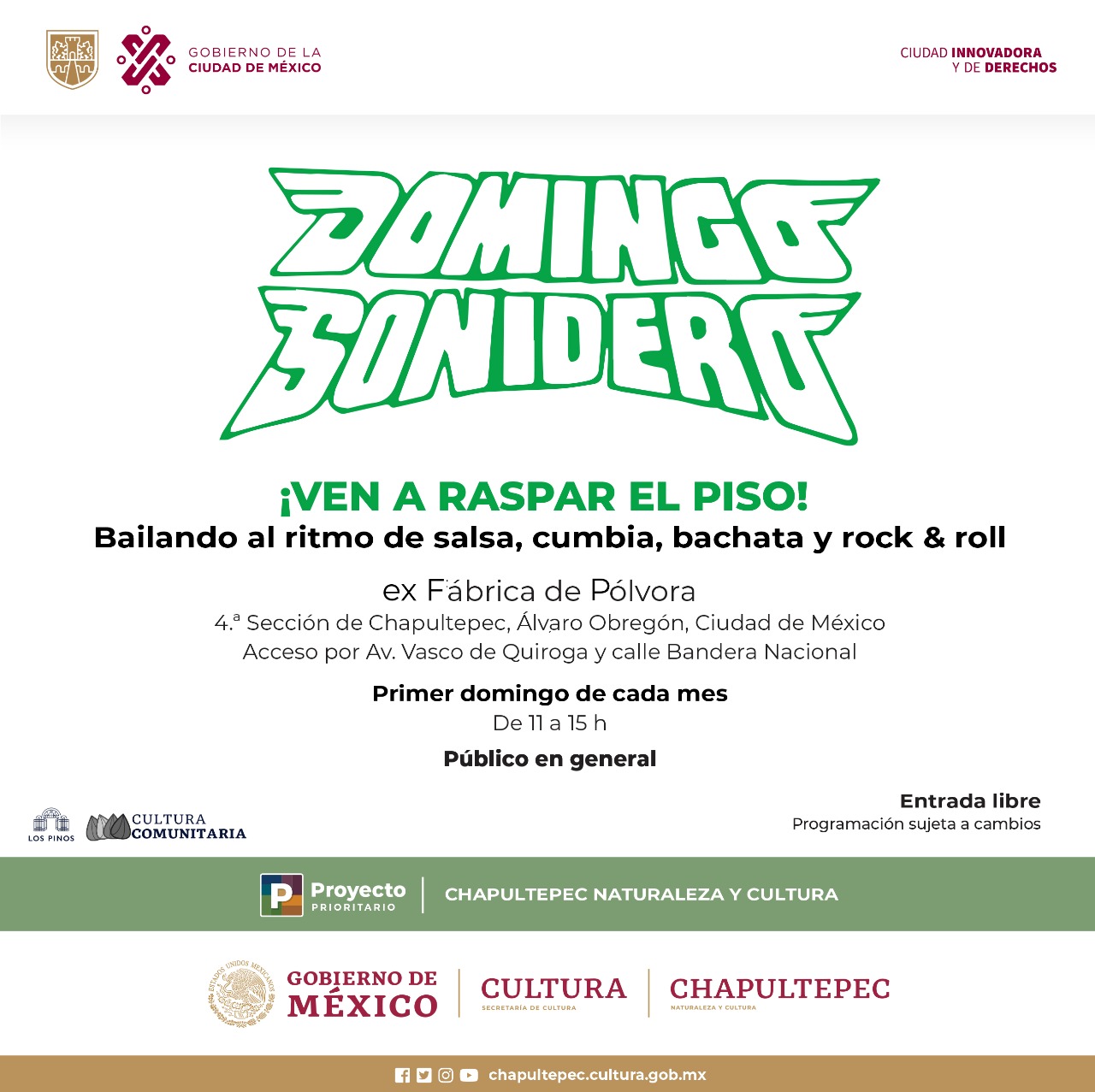 La ex Fábrica de pólvora en Chapultepec se llenará de cultura comunitaria los fines de semana de junio