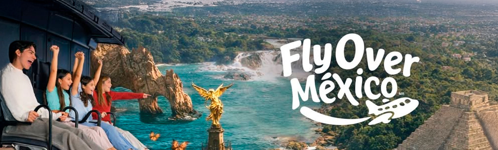 FLY OVER MEXICO.