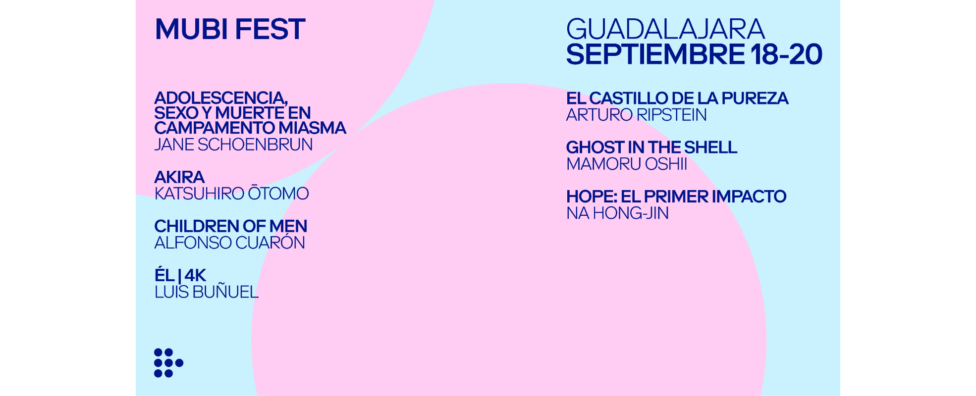 MUBI Fest llega por primera vez a Guadalajara y presenta su programación completa
