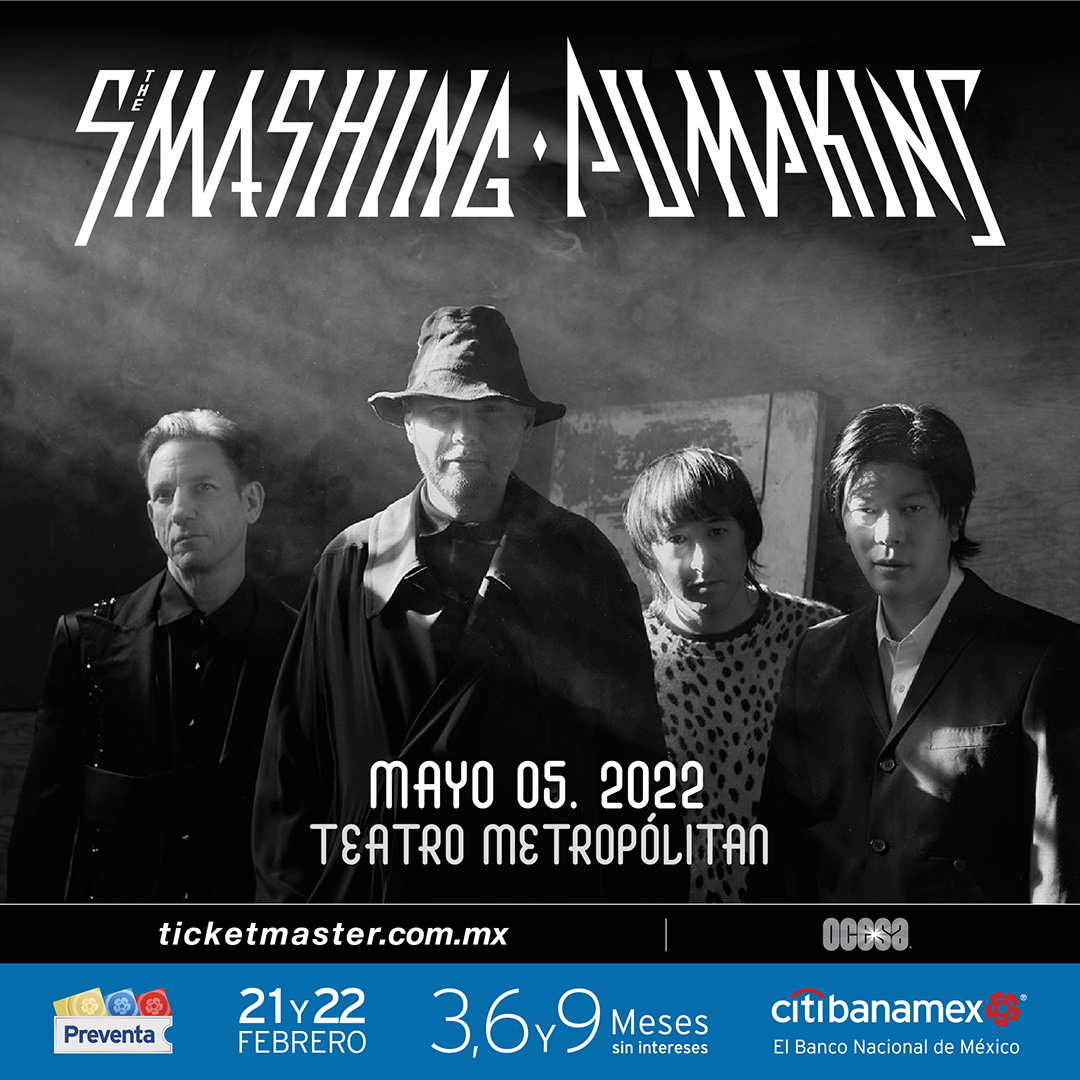 The Smashing Pumpkins llega al Teatro Metropólitan