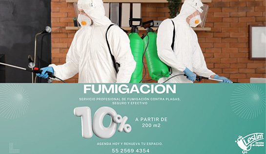 LESLIM - 10% de descuento en Fumigación