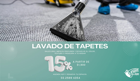 LESLIM - 15% de descuento en Lavado de Tapetes