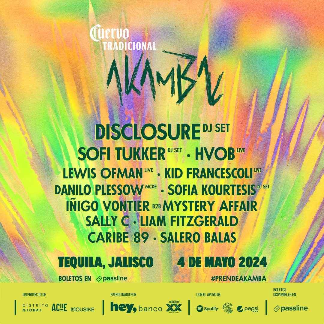 ¡Descubre el cartel del festival Akamba 2024!
