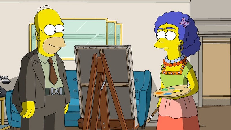“Los Simpson” rinden homenaje a Frida Kahlo y Diego Rivera