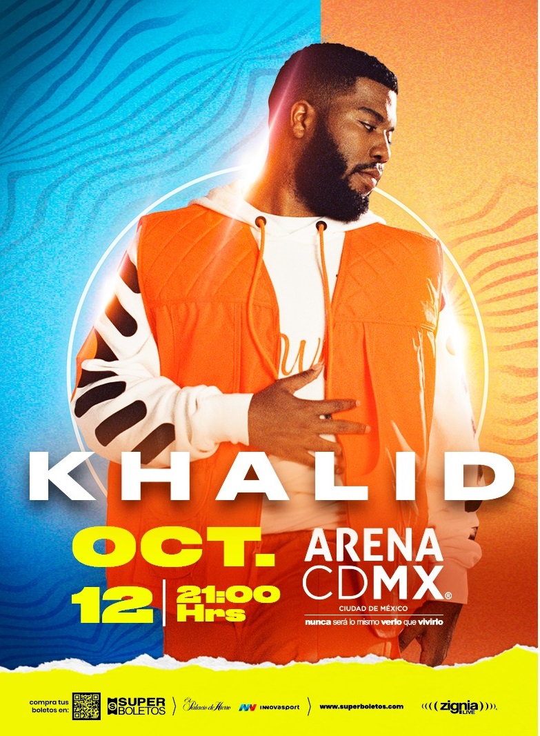 Khalid, el “prodigio del pop” se presentará en octubre en la CDMX
