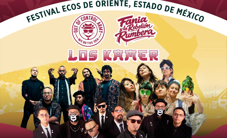 Panteón Rococó encabezará el Festival Ecos de Oriente en el Deportivo Ciudad Jardín junto a Los Kamer, Nana Pancha y más