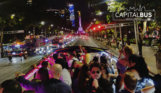 CAPITAL BUS - 15% de descuento en Night Tour, Mexico City de Capital Bus