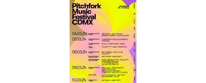 Conoce más del Pitchfork Music Festival CDMX