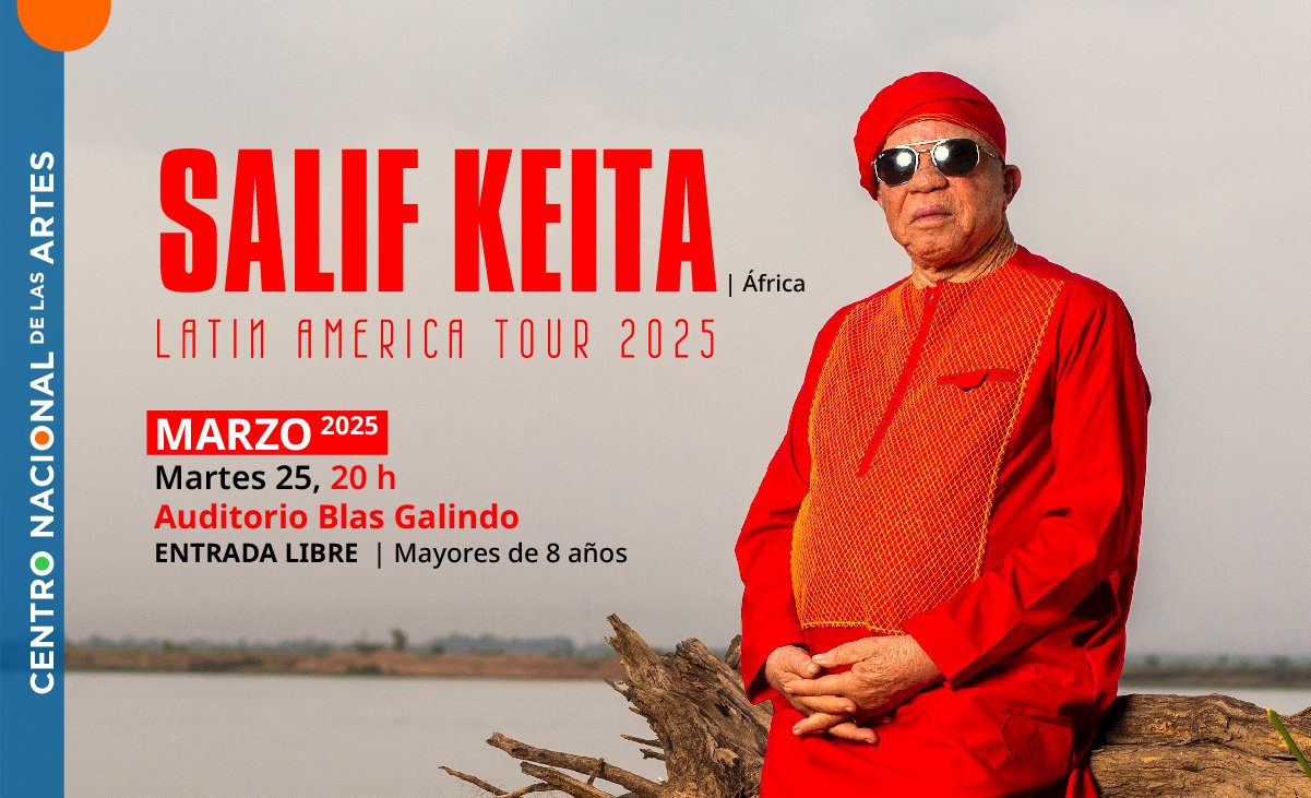 El cantante africano Salif Keita llega al Cenart con un concierto de entrada libre