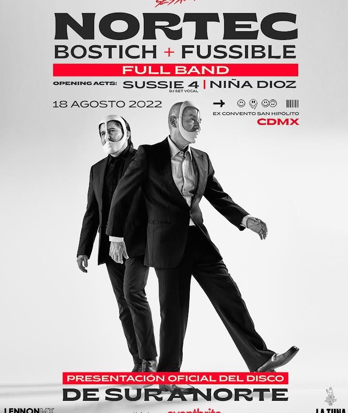 Nortec: Bostich + Fussible presentan “De Sur a Norte” en la CDMX 