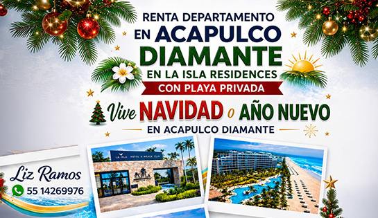 Agencia de Viajes, VIVE AL VIAJAR - Vive Navidad o Año Nuevo en Acapulco Diamante