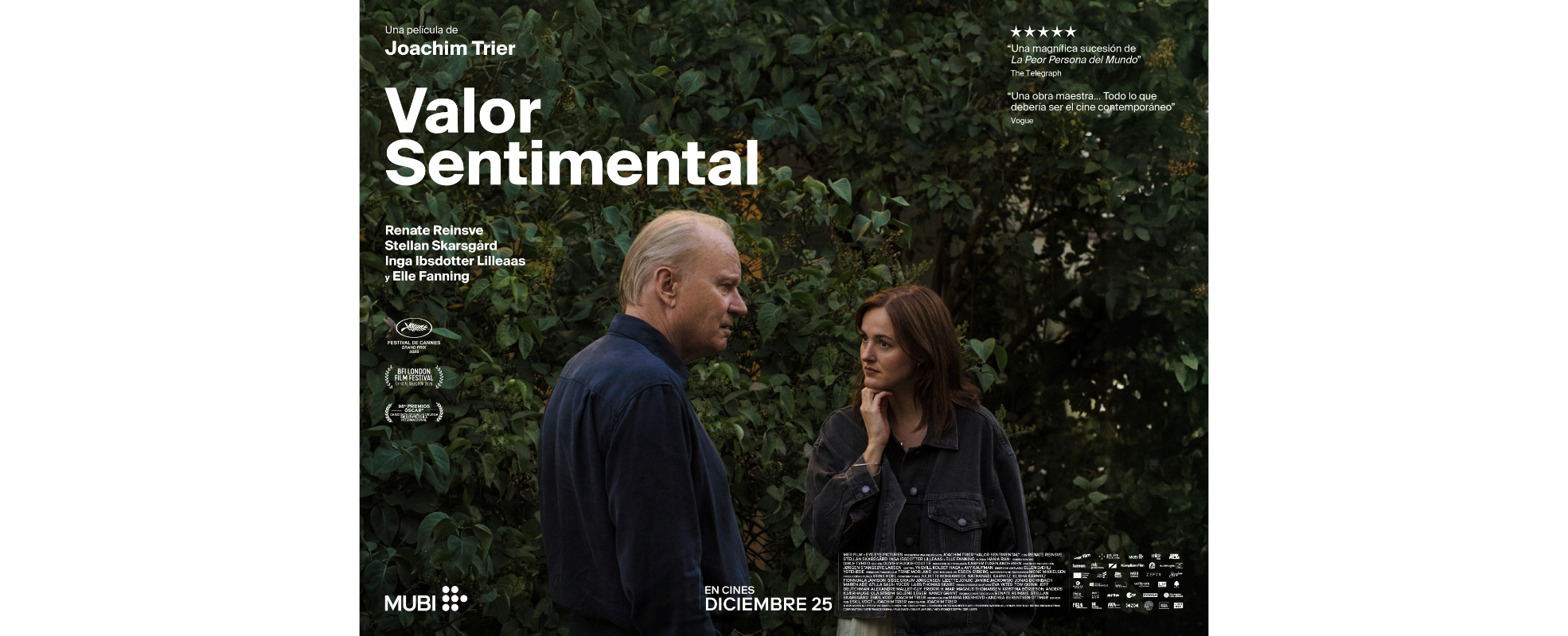 La aclamada “Valor Sentimental”, de Joachim Trier, llega a los cines de México