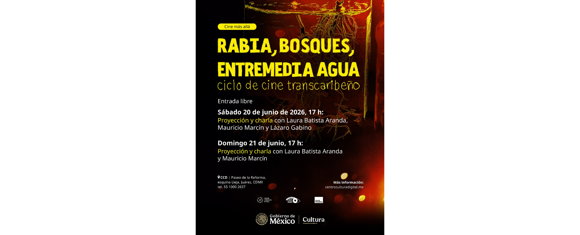 El Centro de Cultura Digital presenta "Rabia, bosques, entremedia agua", un ciclo de cine transcaribeño contemporáneo