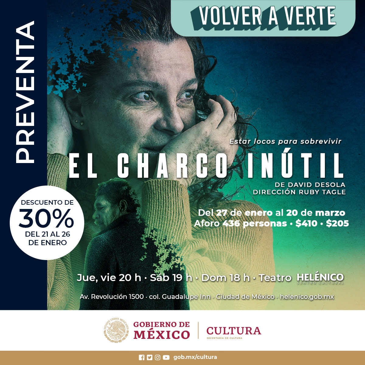 "El charco inútil" llega al Helénico