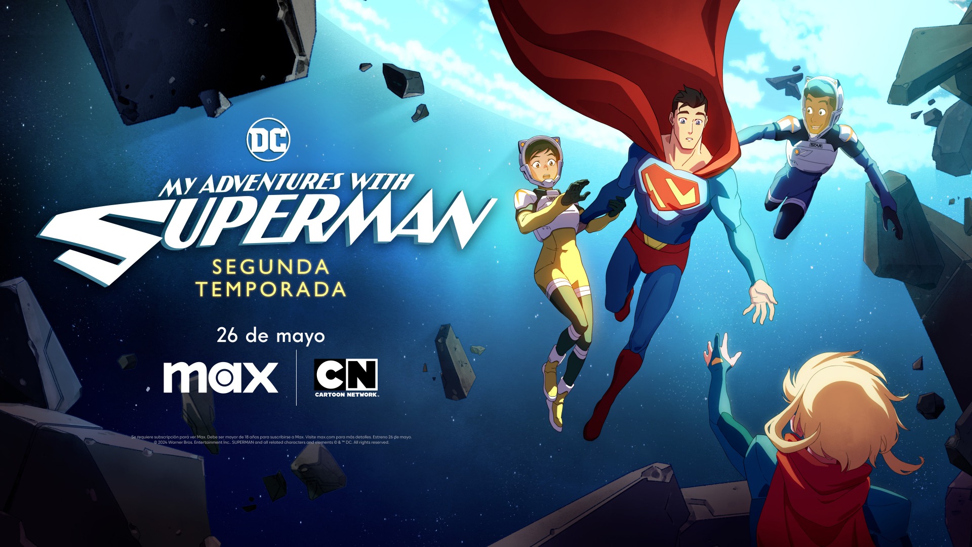 La segunda temporada de "Mis Aventuras con Superman" se estrena el 26 de mayo