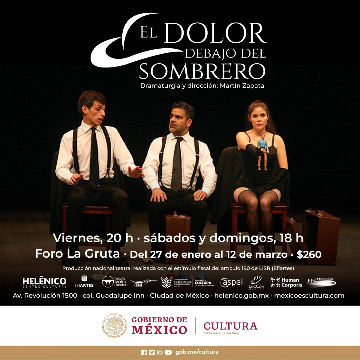 Llega al Foro La Gruta: El dolor debajo del sombrero