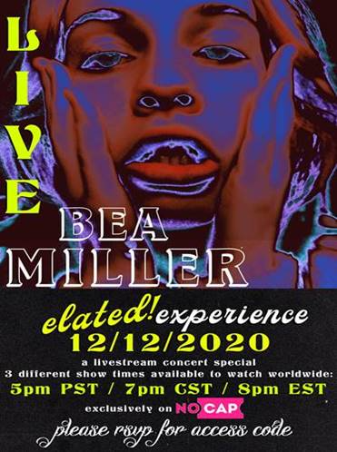 Bea Miller anuncia "The elated! Experience"