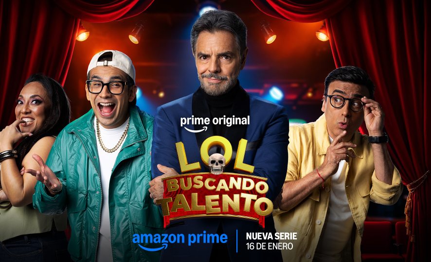 Prime Video reveló el póster y el tráiler de "LOL Buscando Talento", la nueva serie protagonizada por Eugenio Derbez, Adal Ramones, Michelle Rodríguez y “El Capi” Pérez