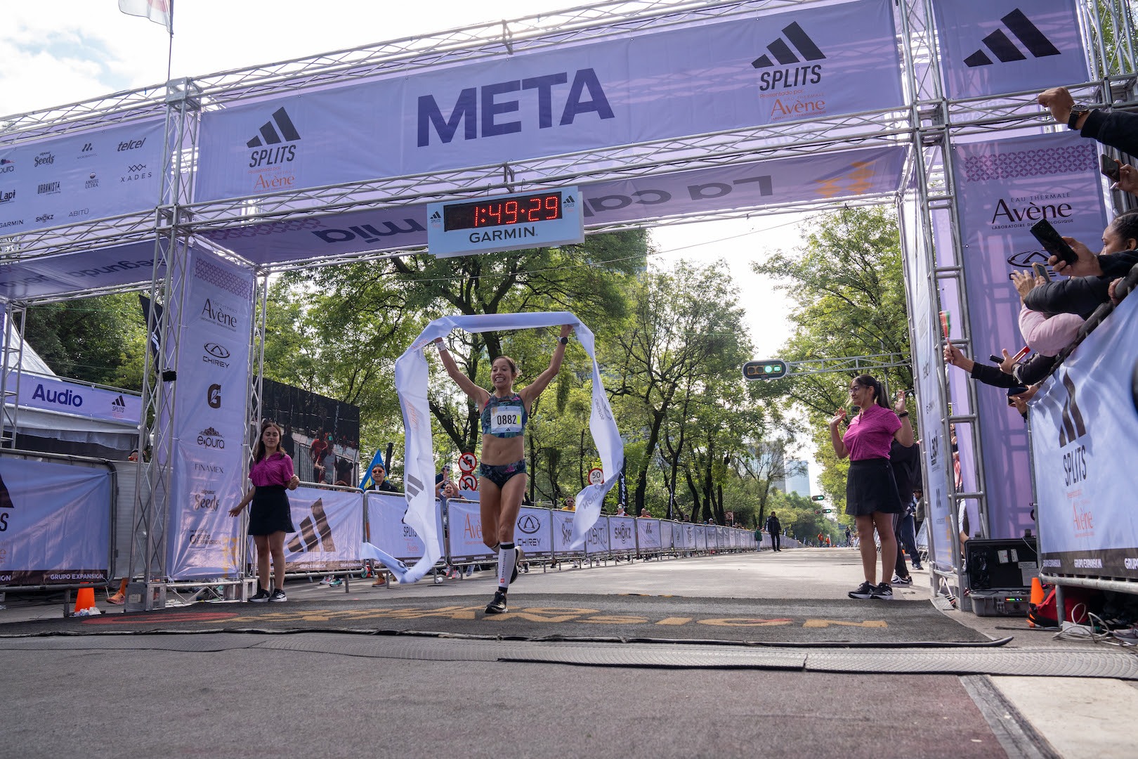 Se corrió en Reforma el 30 K, último circuito de los adidas Splits presentados por Avène