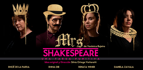 "Mrs. Shakespeare" se estrena el viernes 4 de noviembre en La Teatrería