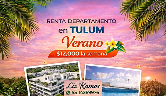 Agencia de Viajes, VIVE AL VIAJAR - Semana de Verano en Tulum con Precio Especial de $12,000.00 MXN