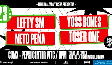 Familia Alzada presenta: Yoss Bones / Toser One / Lefty Sm / Neto Peña / Zxmyr / Almanegra / Chato 473 + Invitados especiales
