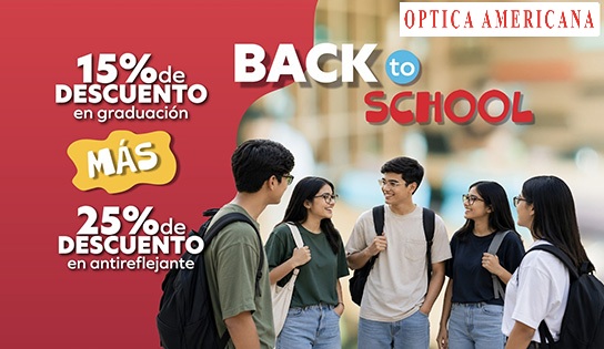 Óptica Americana - 15% de desc. en Graduación + 25% de desc. en Antireflejante