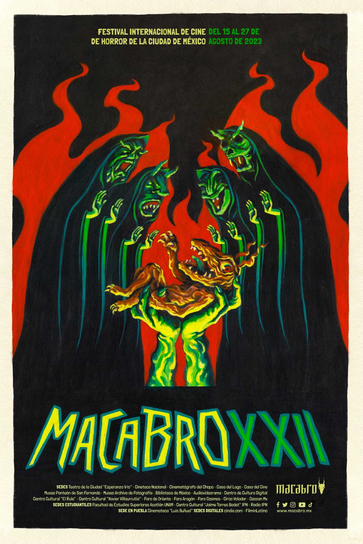 Conoce la programación y actividades de Macabro XXII