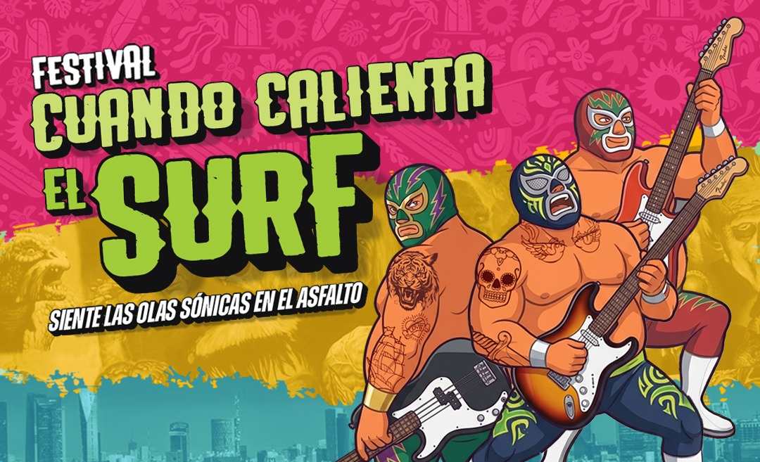 El festival “Cuando calienta el surf” llegará a PARCUR con música y proyectos de la escena independiente