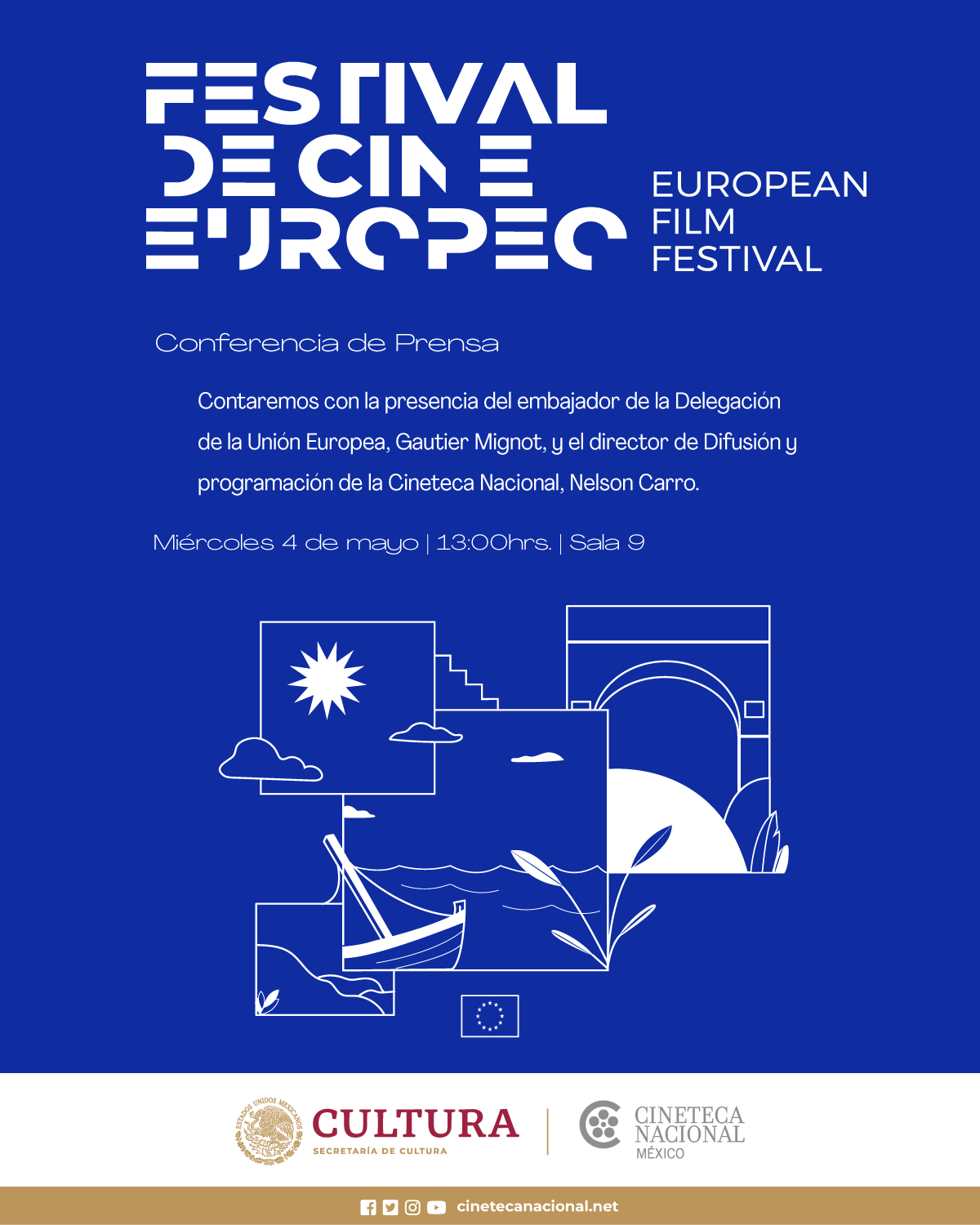 Cineteca Nacional recibe el Festival de Cine Europeo 2022